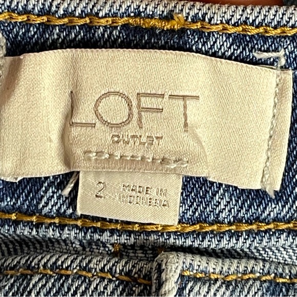 Loft Outlet Women’s Denim Jean Skirt Size 2 - Picture 9 of 10